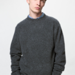 Uniqlo Свитер из пряжи Soufflé с круглым вырезом