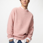 Uniqlo Свитер из пряжи Soufflé с круглым вырезом