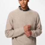 Uniqlo Свитер из пряжи Soufflé с круглым вырезом