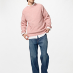 Uniqlo Свитер из пряжи Soufflé с круглым вырезом