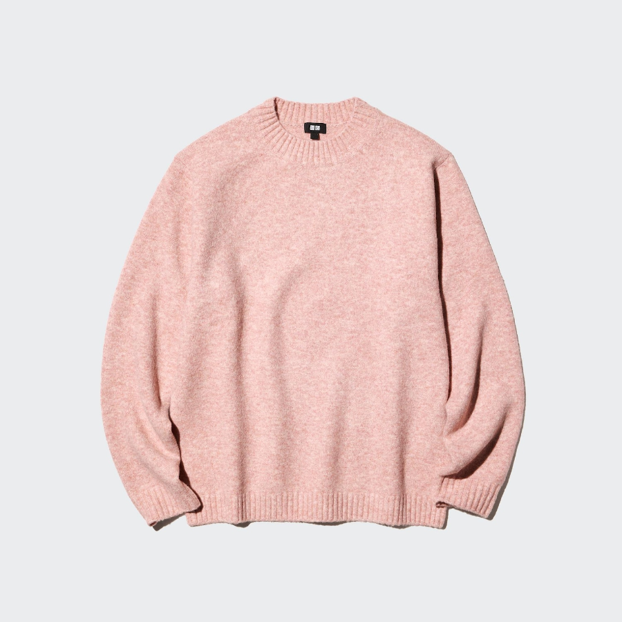 Uniqlo Свитер из пряжи Soufflé с круглым вырезом