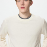 Uniqlo Кашемировый джемпер с круглым вырезом