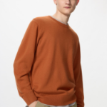 Uniqlo Кашемировый джемпер с круглым вырезом