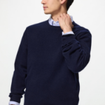 Uniqlo Кашемировый джемпер с круглым вырезом