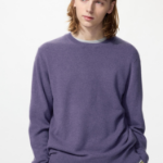 Uniqlo Кашемировый джемпер с круглым вырезом