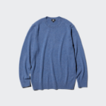 Uniqlo Кашемировый джемпер с круглым вырезом