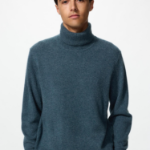 Uniqlo Кашемировый свитер с высоким воротником