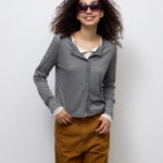 Uniqlo Мягкий полупрозрачный кардиган