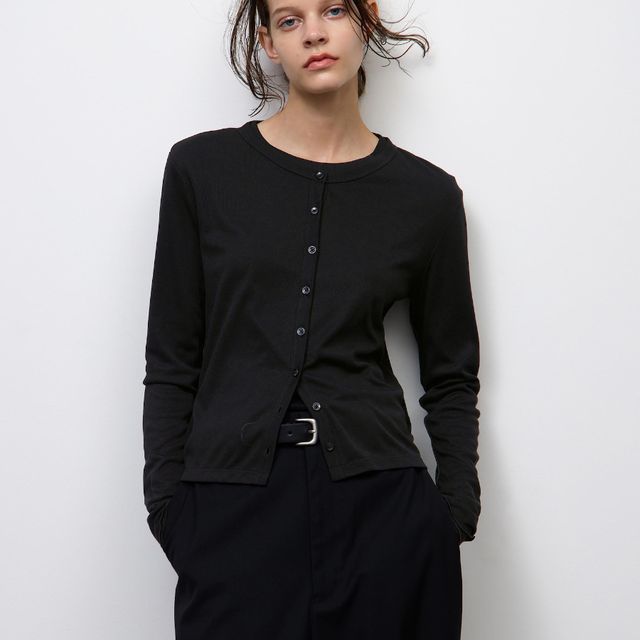 Uniqlo Мягкий полупрозрачный кардиган
