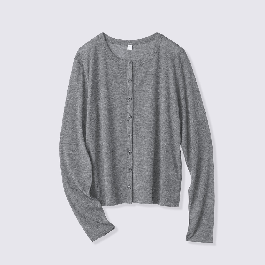 Uniqlo Мягкий полупрозрачный кардиган