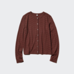 Uniqlo Кардиган с ажурным узором и принтом