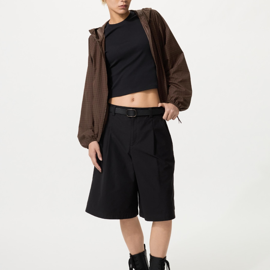 Uniqlo Компактная парка с защитой от УФ-лучей, с принтом
