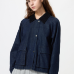 Uniqlo Джинсовая куртка укороченного кроя