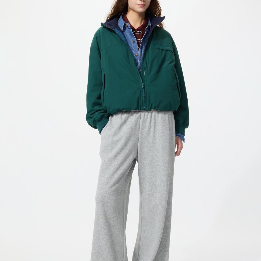Uniqlo Флисовый блузон со стойкой