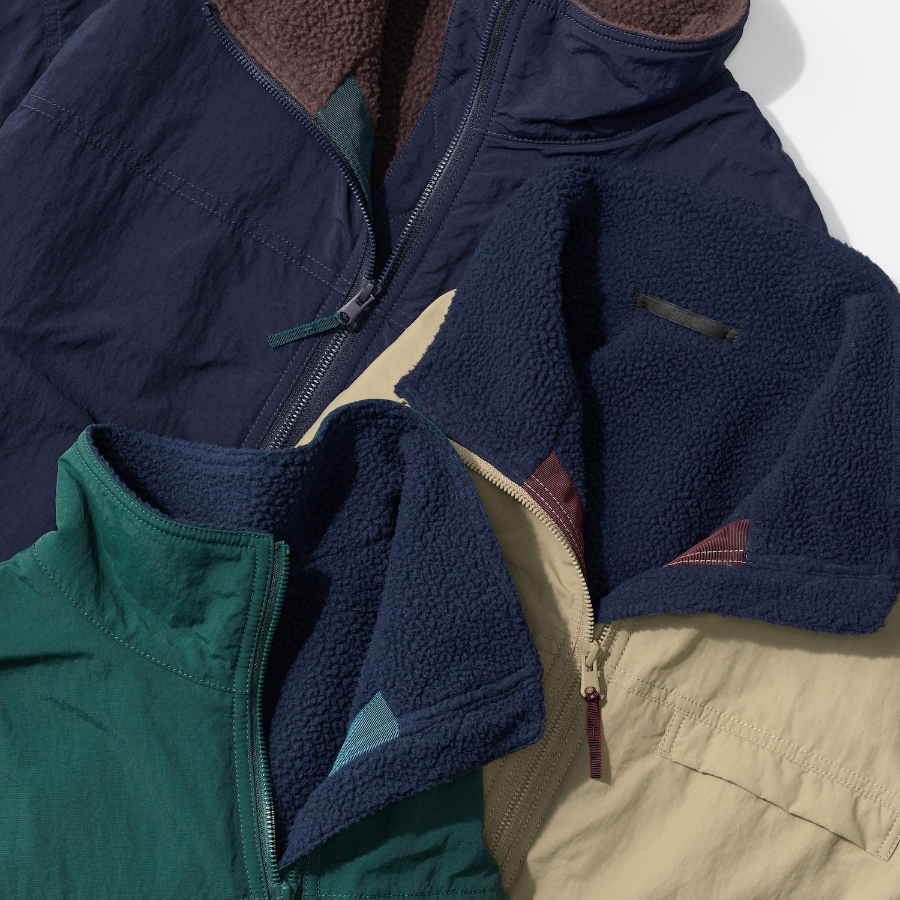 Uniqlo Флисовый блузон со стойкой