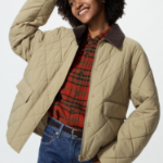 Uniqlo Укороченная стёганая куртка Utility