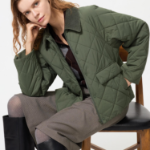 Uniqlo Укороченная стёганая куртка Utility