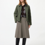 Uniqlo Укороченная стёганая куртка Utility