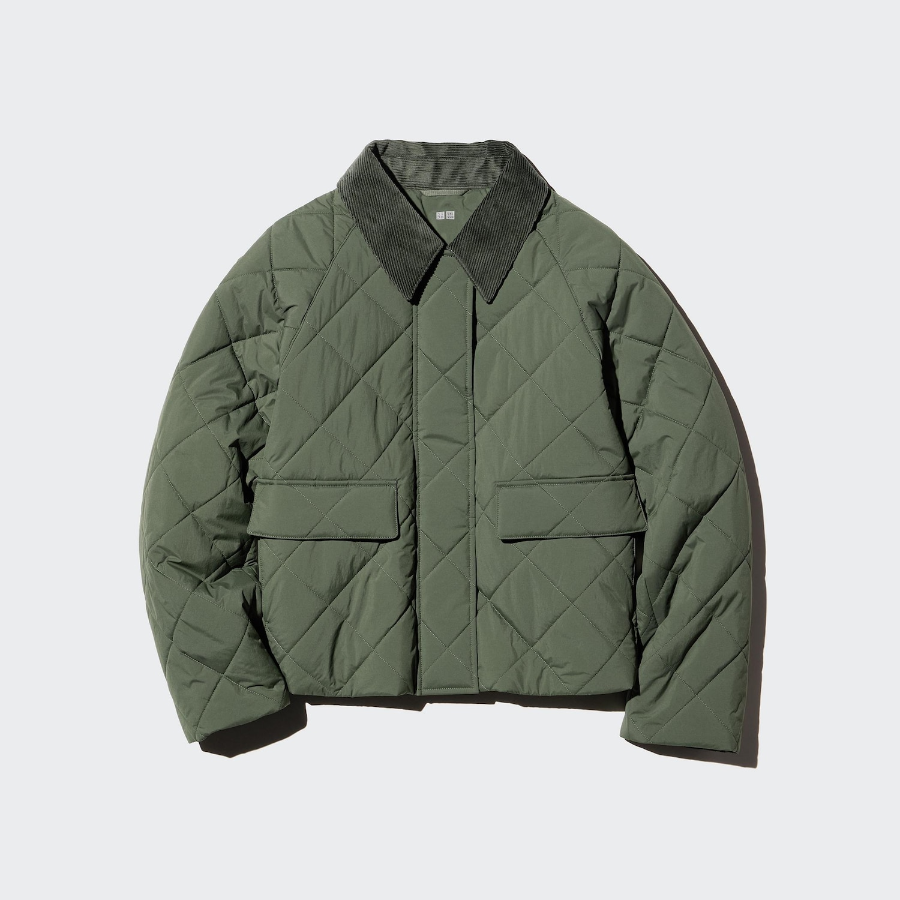 Uniqlo Укороченная стёганая куртка Utility