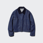 Uniqlo Короткая джинсовая куртка на молнии
