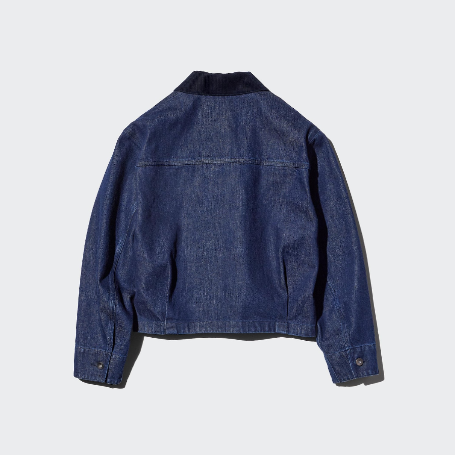 Uniqlo Короткая джинсовая куртка на молнии