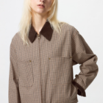 Uniqlo Короткая куртка на молнии с узором