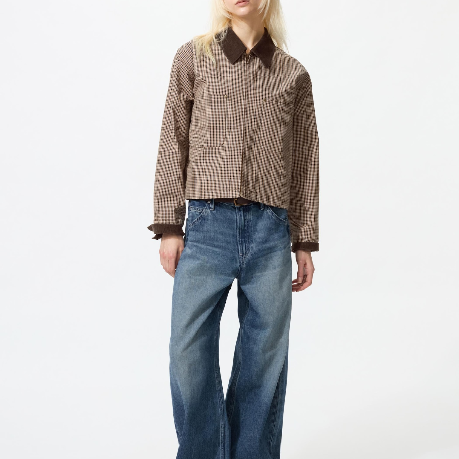 Uniqlo Короткая куртка на молнии с узором
