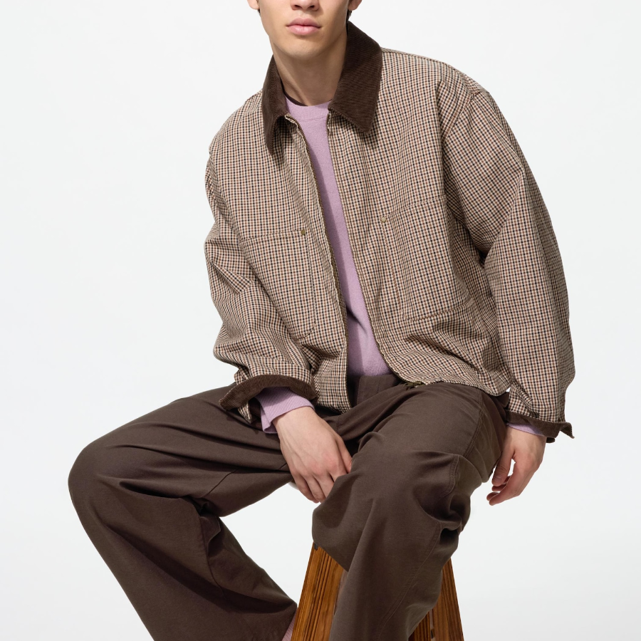 Uniqlo Короткая куртка на молнии с узором