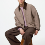 Uniqlo Короткая куртка на молнии с узором