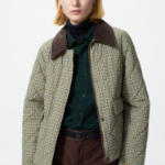 Uniqlo Утеплённая короткая куртка с принтом