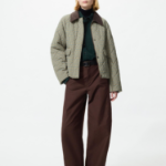 Uniqlo Утеплённая короткая куртка с принтом