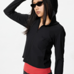 Uniqlo Ультраэластичная толстовка AIRism на молнии с капюшоном и защитой от УФ-лучей