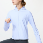 Uniqlo Ультраэластичная толстовка AIRism на молнии с капюшоном и защитой от УФ-лучей