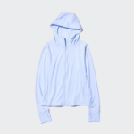 Uniqlo Ультраэластичная толстовка AIRism на молнии с капюшоном и защитой от УФ-лучей