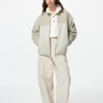 Uniqlo Флисовая куртка на молнии с цветными блоками