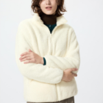 Uniqlo Пушистая флисовая куртка на молнии