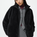 Uniqlo Пушистая флисовая куртка на молнии