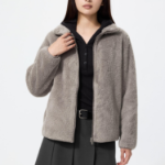 Uniqlo Пушистая флисовая куртка на молнии
