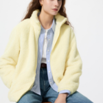Uniqlo Пушистая флисовая куртка на молнии