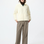 Uniqlo Пушистая флисовая куртка на молнии