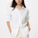 Uniqlo Премиальная льняная рубашка