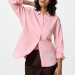 Uniqlo Премиальная льняная рубашка