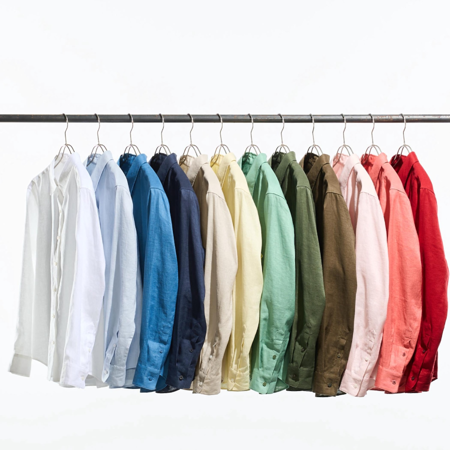 Uniqlo Премиальная льняная рубашка