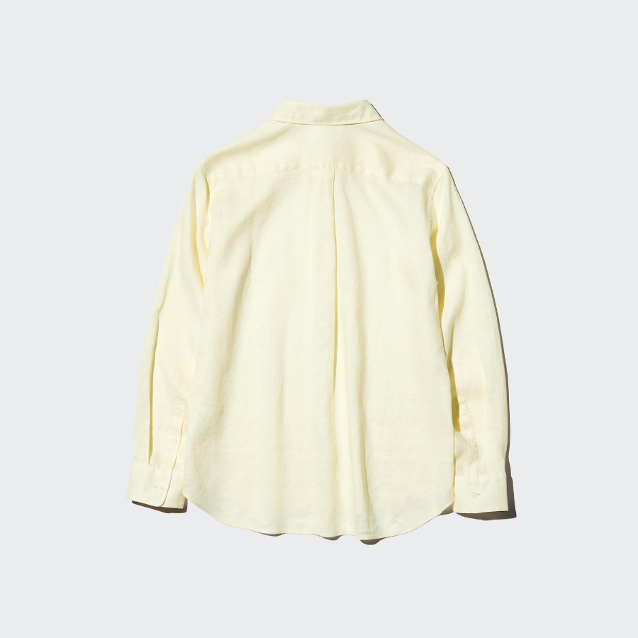 Uniqlo Премиальная льняная рубашка