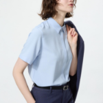 Uniqlo Блузка с короткими рукавами из вискозы