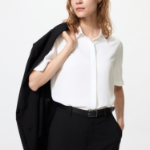 Uniqlo Блузка из вискозы с короткими рукавами