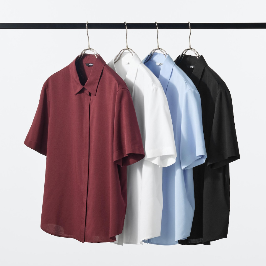 Uniqlo Блузка из вискозы с короткими рукавами