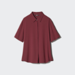 Uniqlo Блузка из вискозы с короткими рукавами