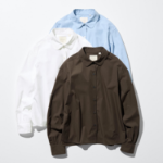 Uniqlo Хлопковая рубашка с объёмными рукавами