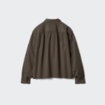 Uniqlo Хлопковая рубашка с объёмными рукавами